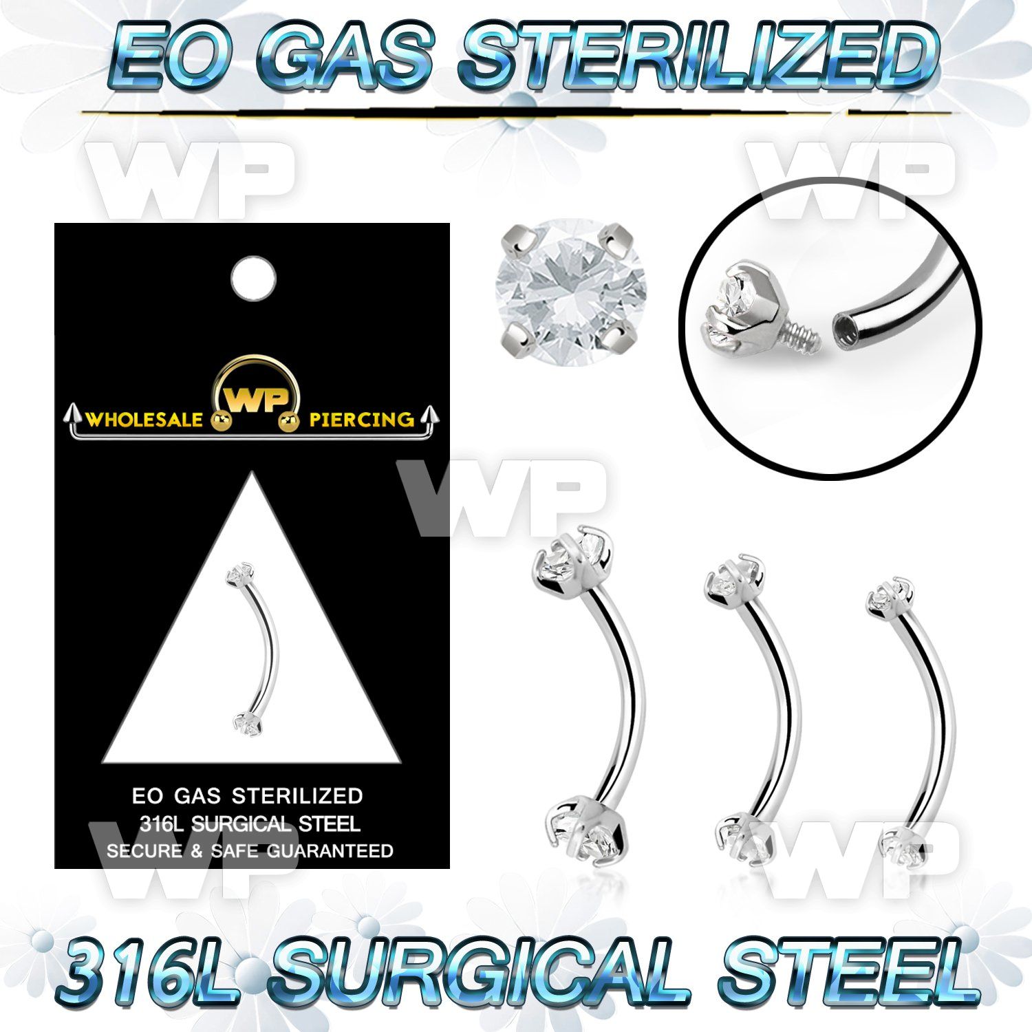 g4uwk6g8 presterilized steel bananabell 16g cz internal