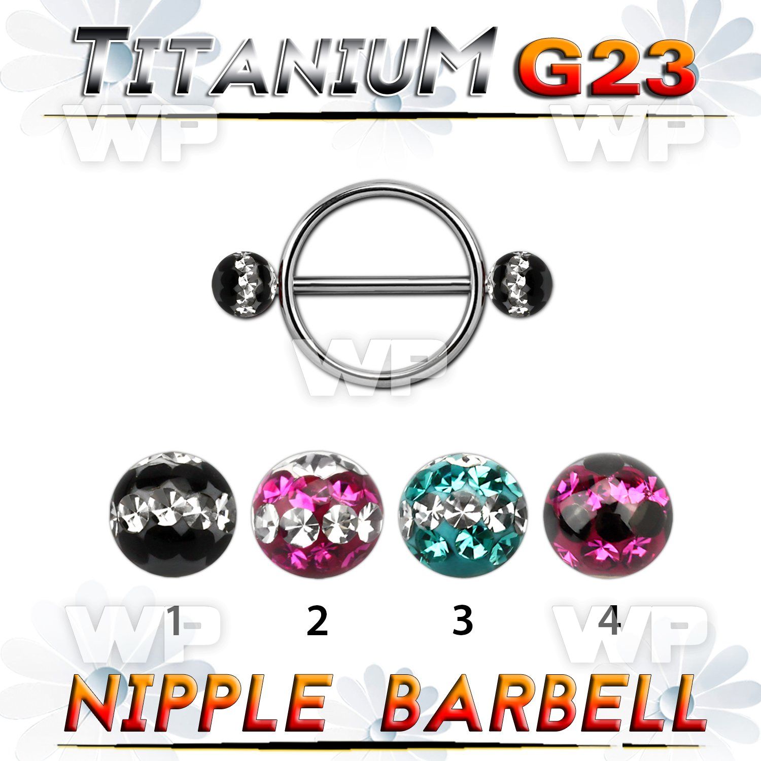 h1dumws 316l steel round nipple shieldg23 titanium barbell 1 6mm nipple piercing
