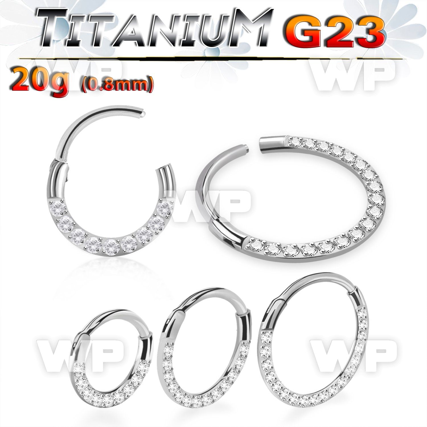 h3i3x33ee titanium hinged segment clicker side cnc cz