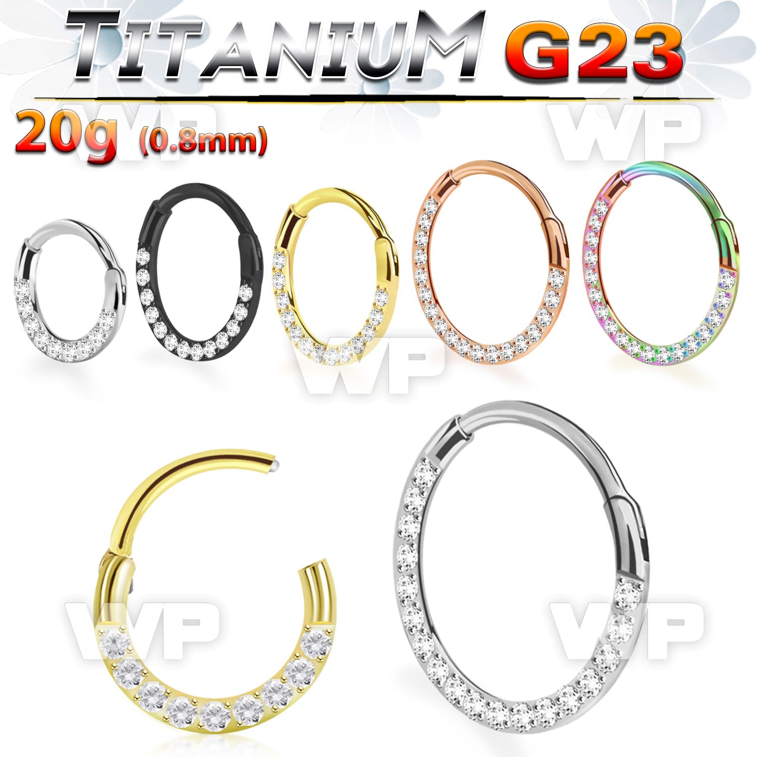 h3i3x33ee titanium hinged segment clicker side cnc cz