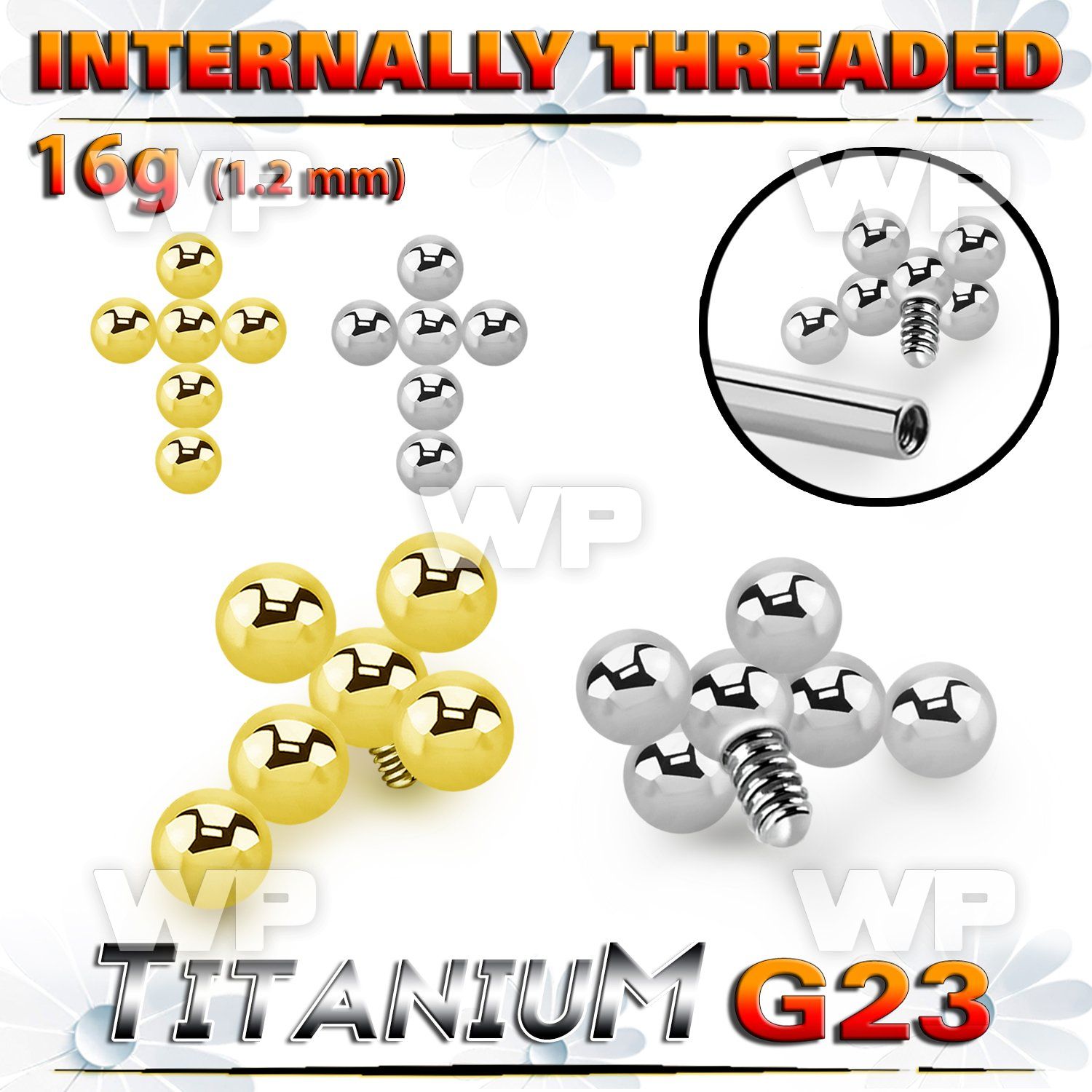 h3xz8u titanium cross bead balls top