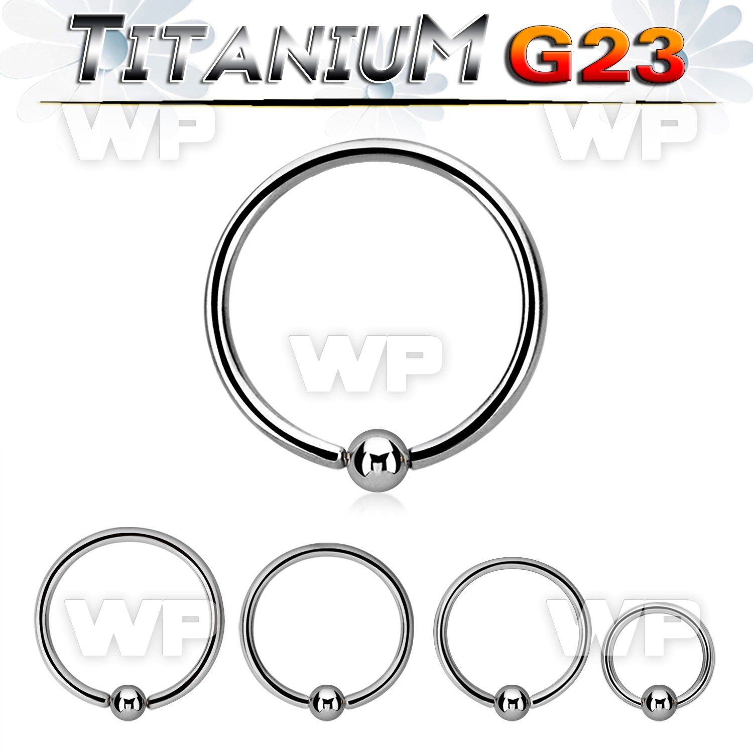 h46a3 g23 titanium captive bead ring 3mm ball 1 2mm ear lobe piercing
