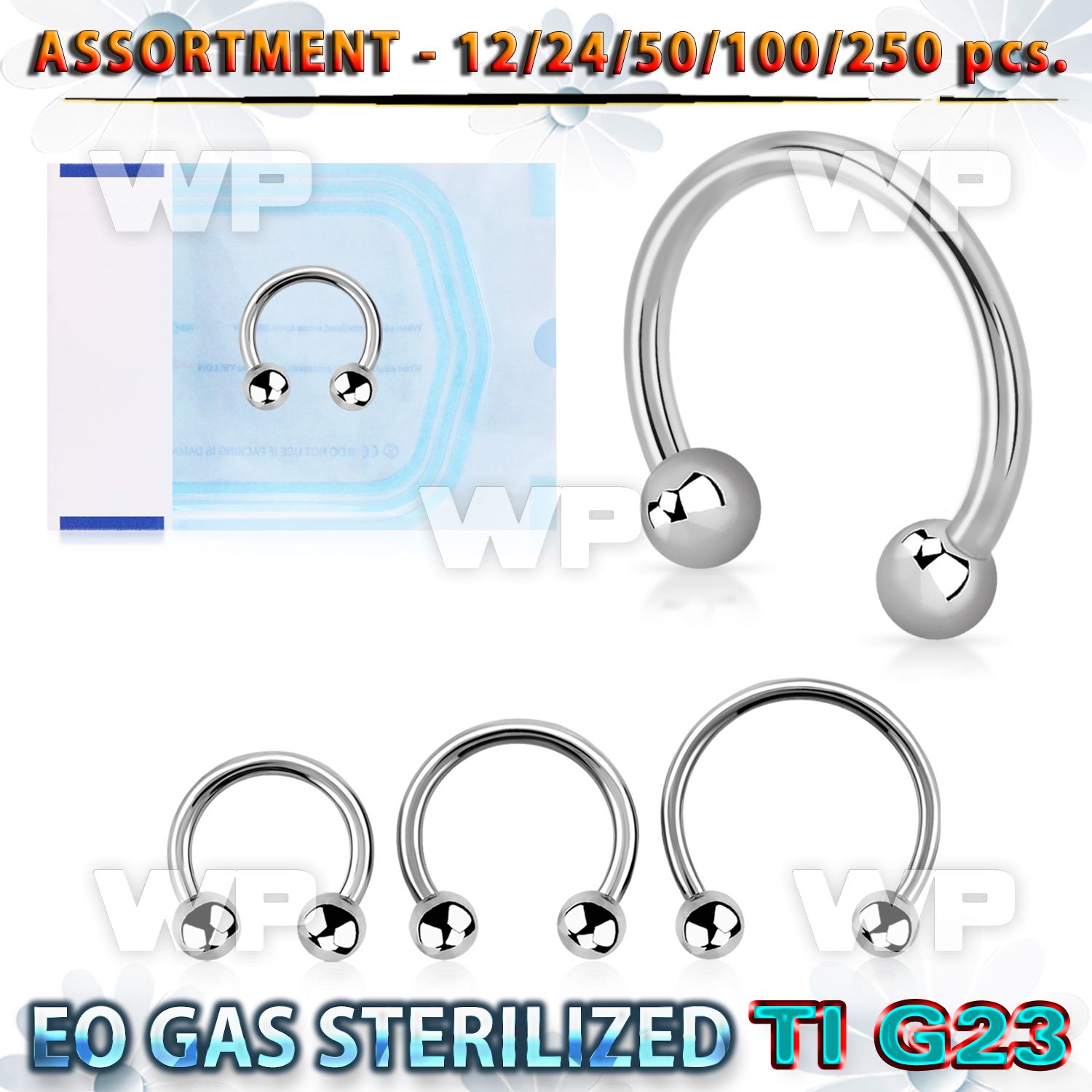 h4b20l0 g23 titanium cbr horseshoe 1 2mm 3mm balls1 4 to 9 16 belly piercing