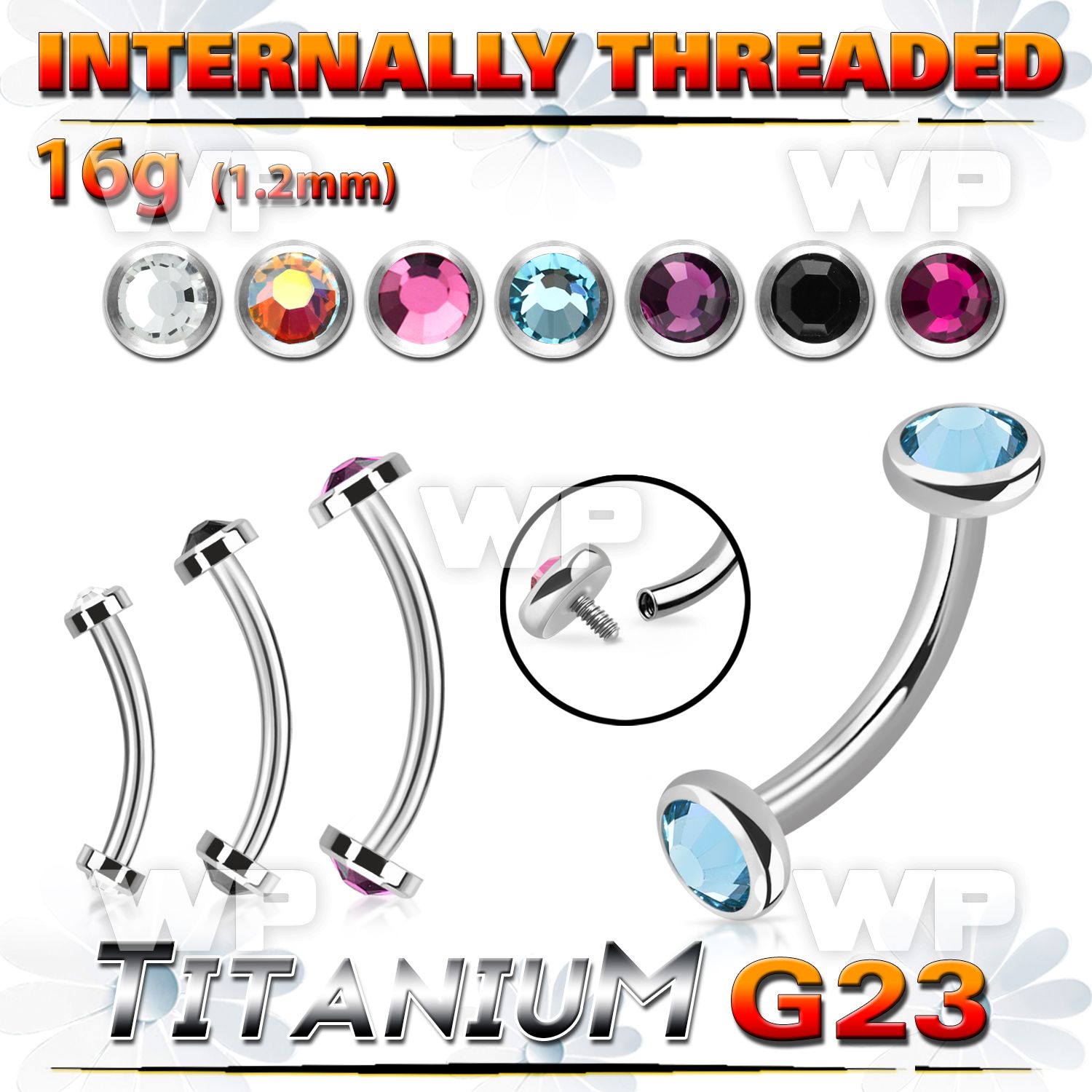 h4u8uee titanium bananabell 16g flat back crystals internal