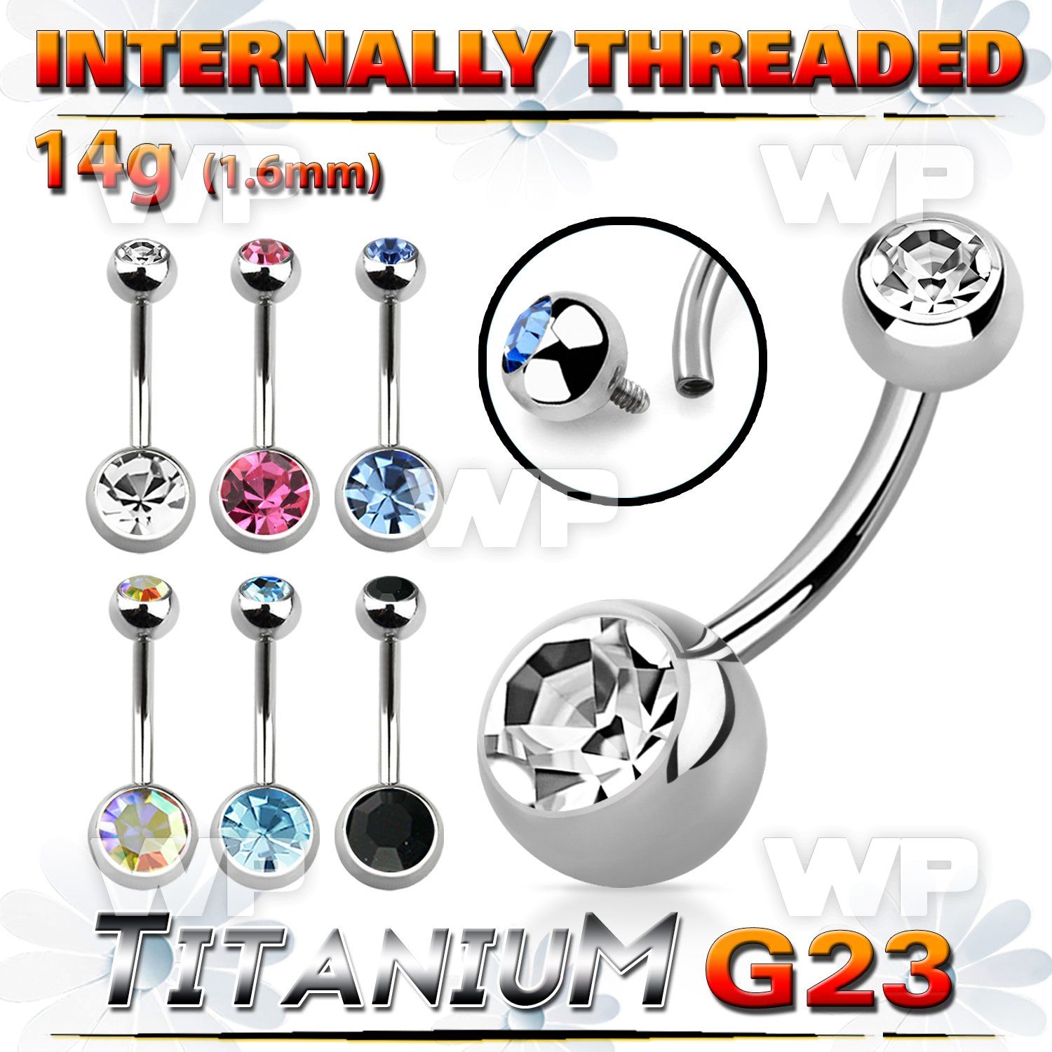 h4uk6i8u titanium g23 bananabell internal threaded balls