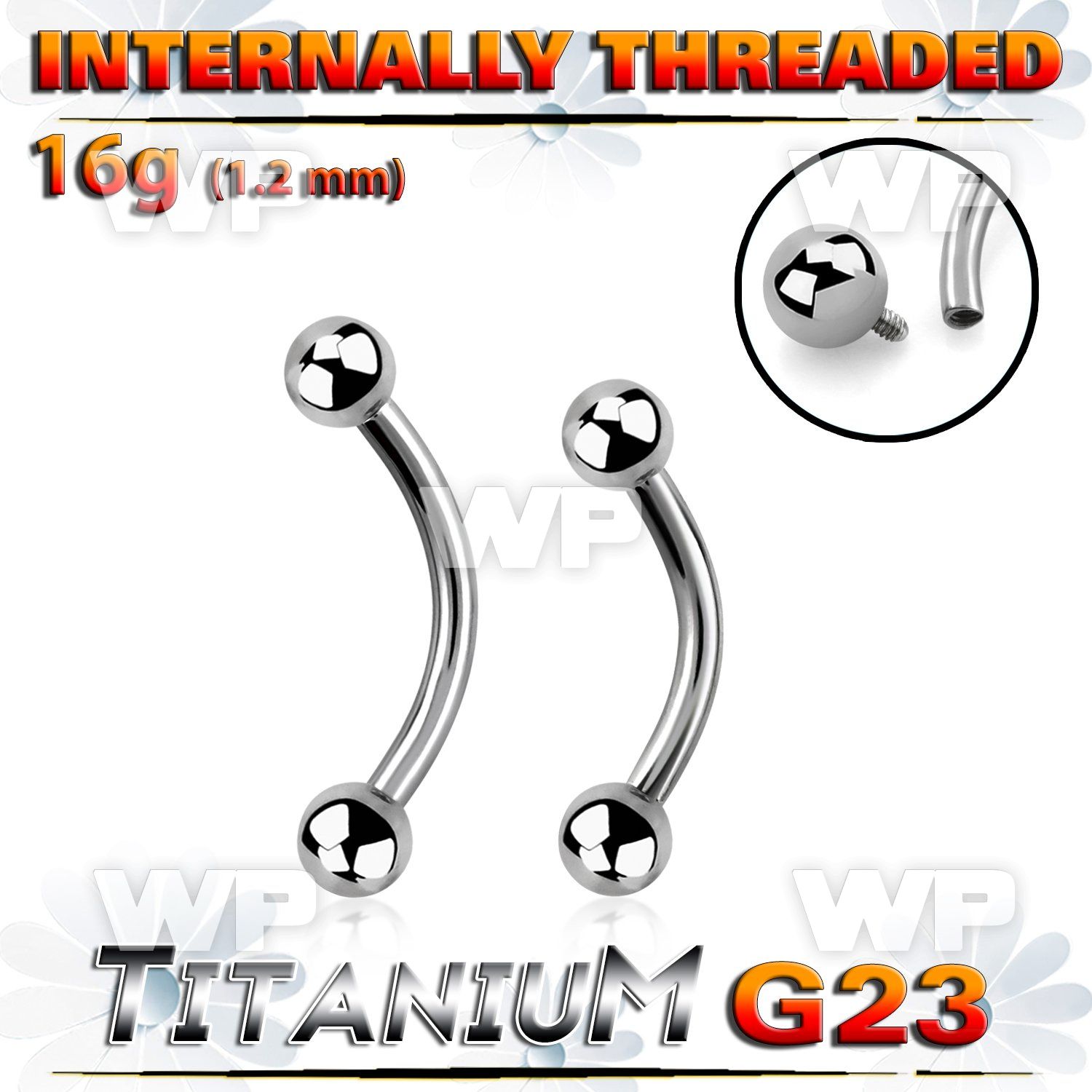 h4uw48u titanium g23 bananabell 3mm balls