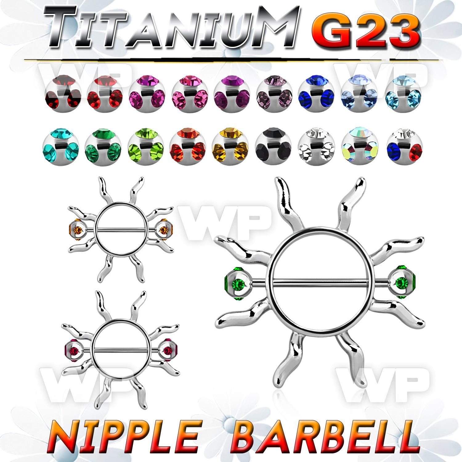 hjumep0 sun shaped janet jackson type nipple shieldg23 titanium nipple piercing