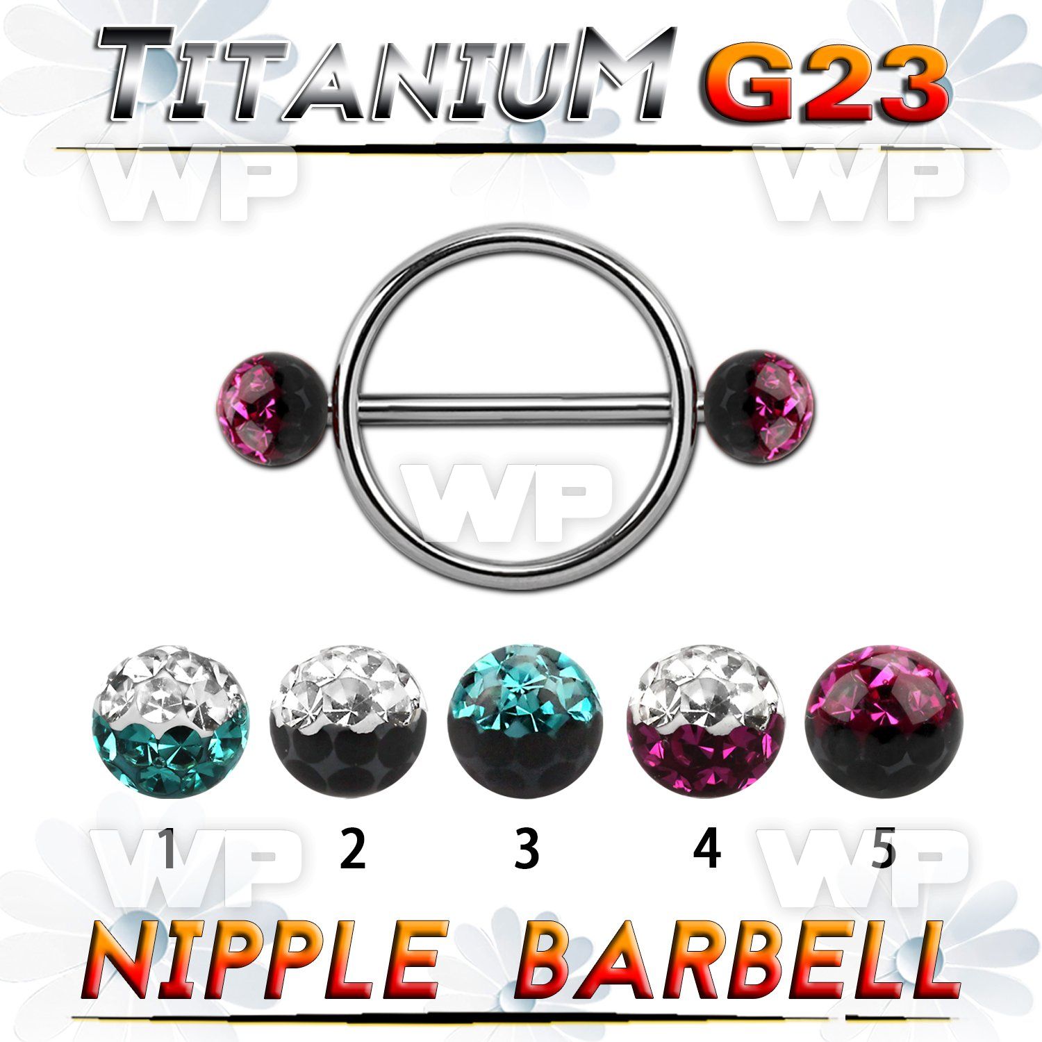 hwdumws 316l steel round nipple shieldg23 titanium barbell 1 6mm nipple piercing