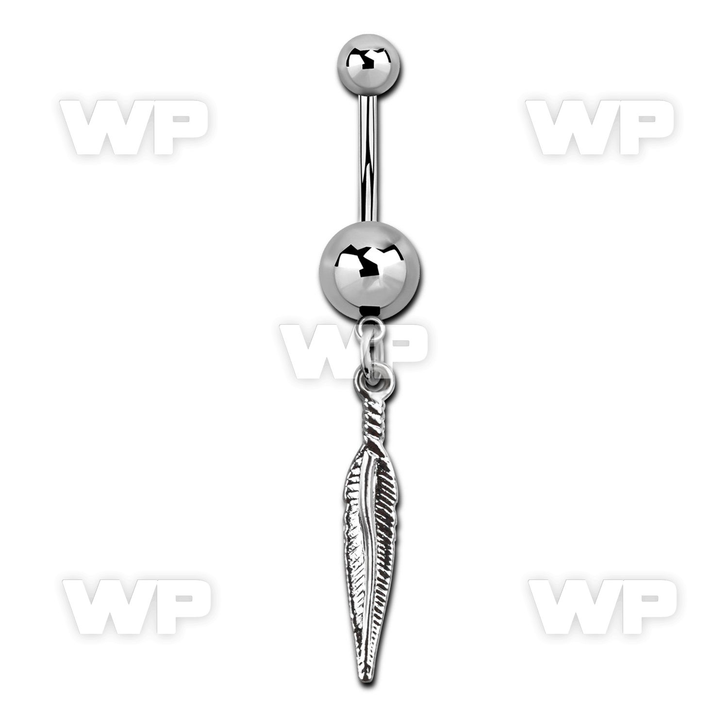 j31stz steel belly ring normal high polished steel ball dangli belly piercing