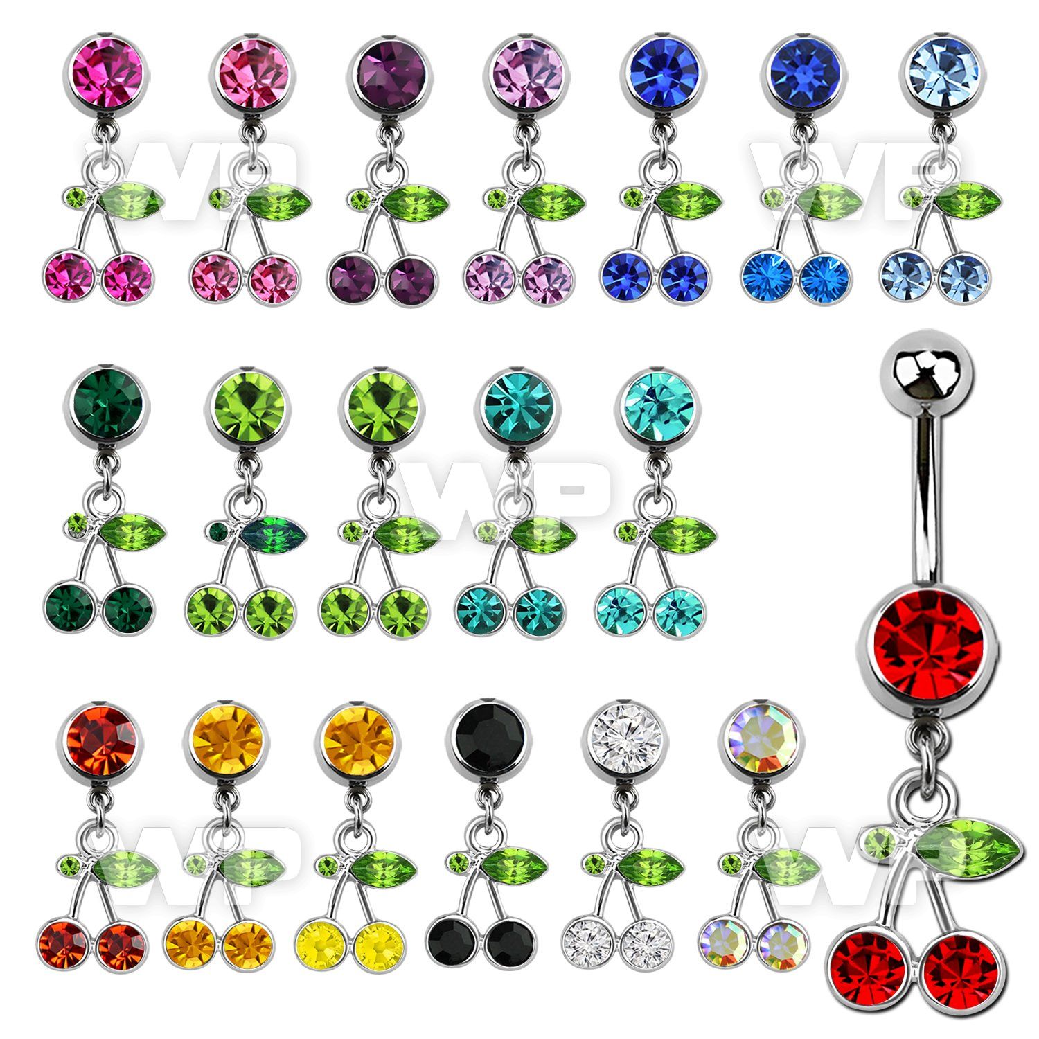 j616xee steel belly ring w 8mm press fit jewel ball small dangli belly piercing