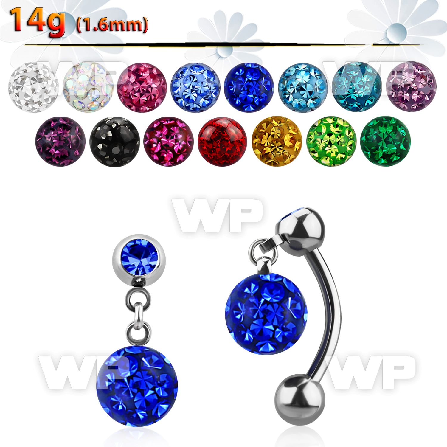 j61ykl upside down steel belly ring lower 5mm an upper 5mm pre belly piercing