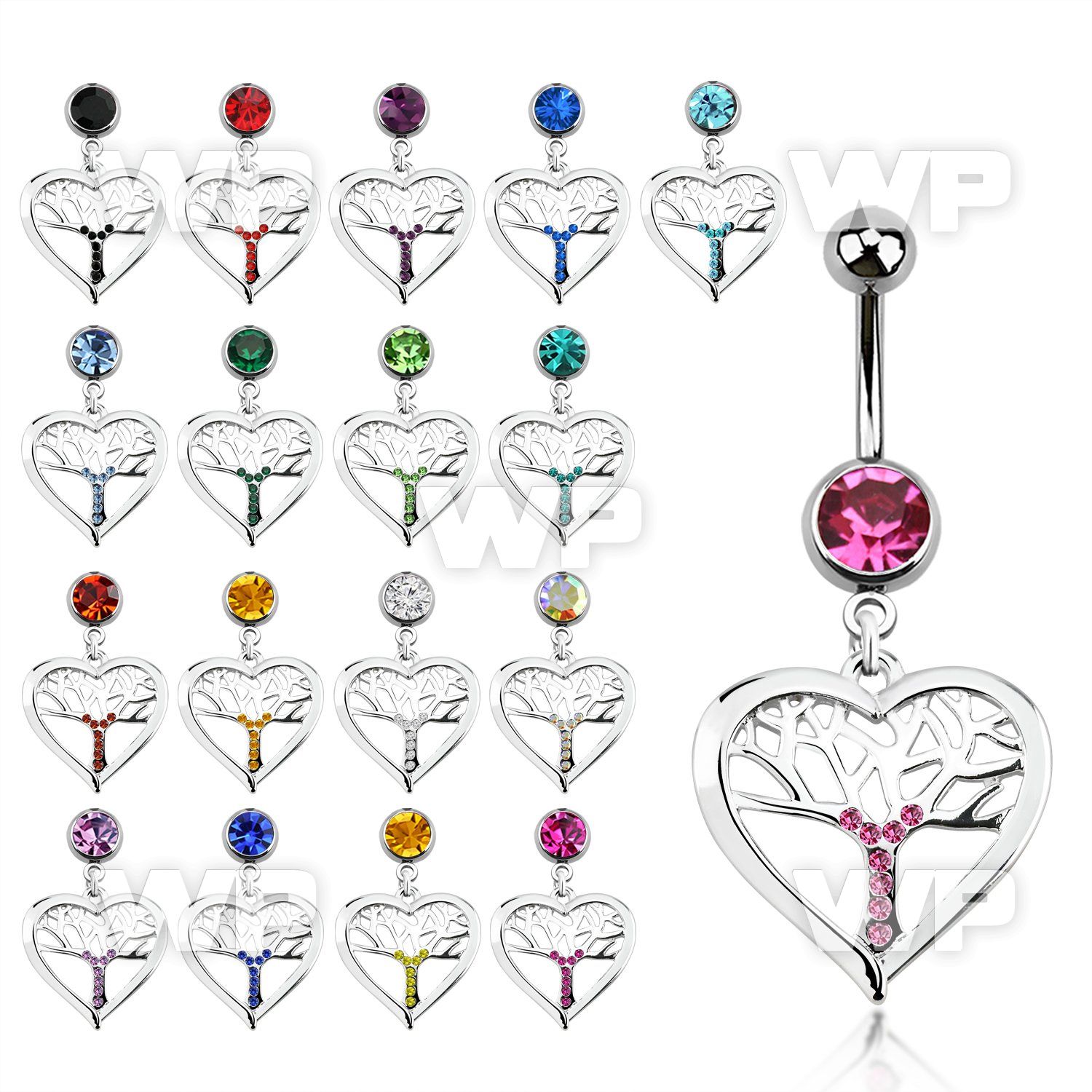 mcd751 steel belly banana w dangling tree of life symbol