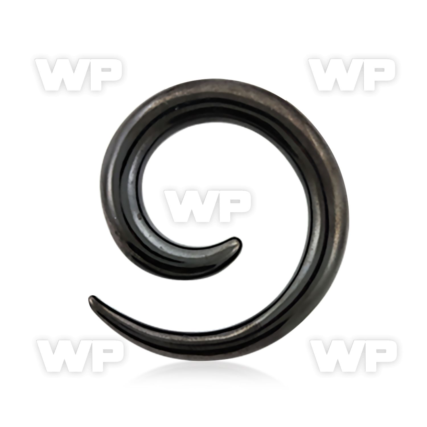 o3mir ion plated surgical steel coil taper plug ear lobe piercing