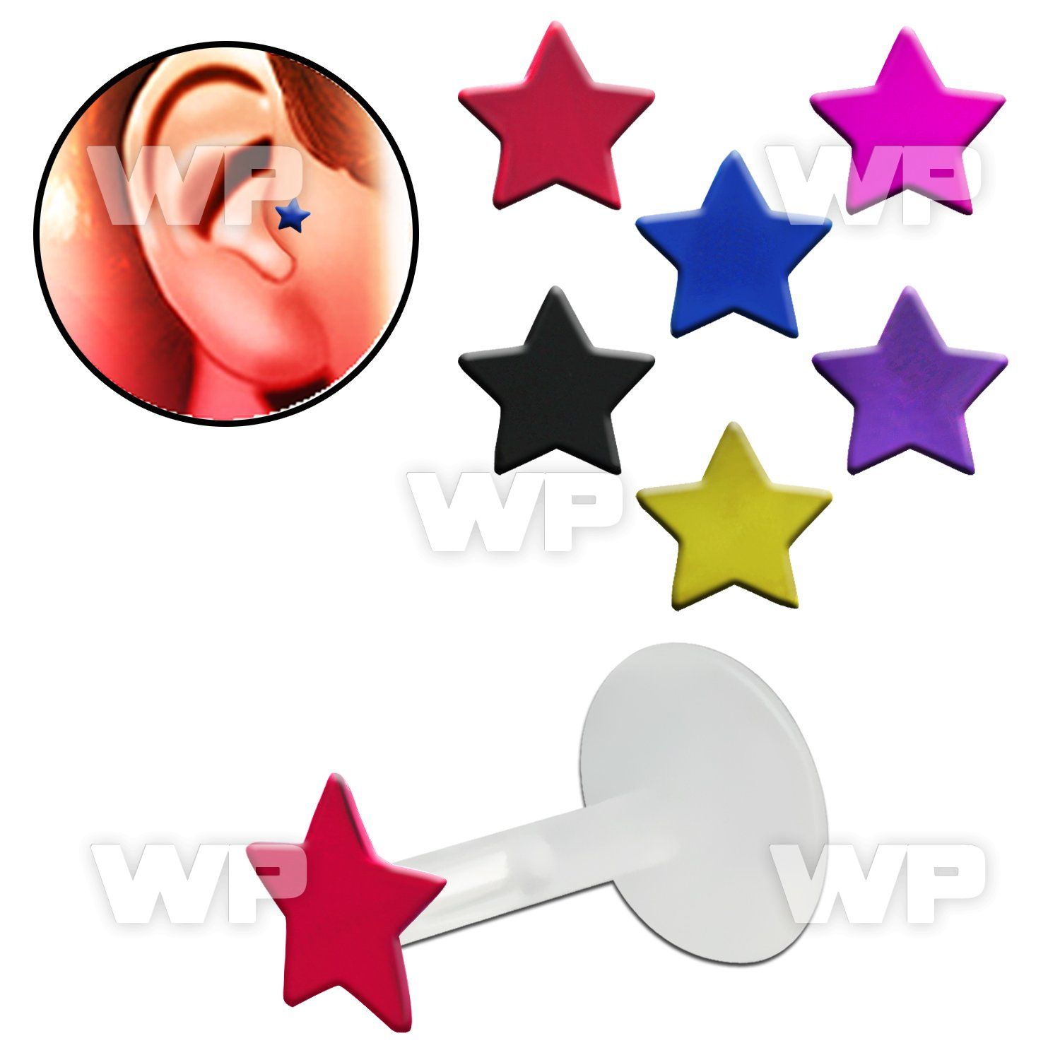 rai3es bio flex tragus piercing 1 2mm silver 925 color plated tragus piercing
