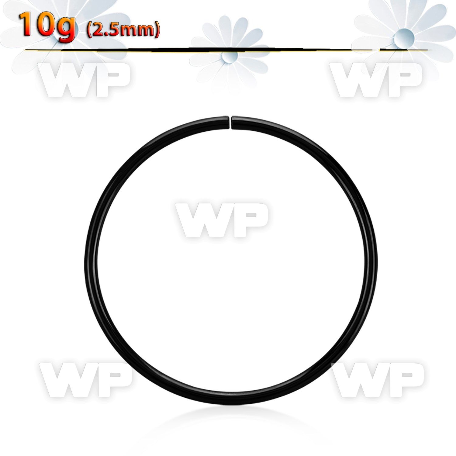 sellb black pvd plated surgical steel xl sized seamless ring