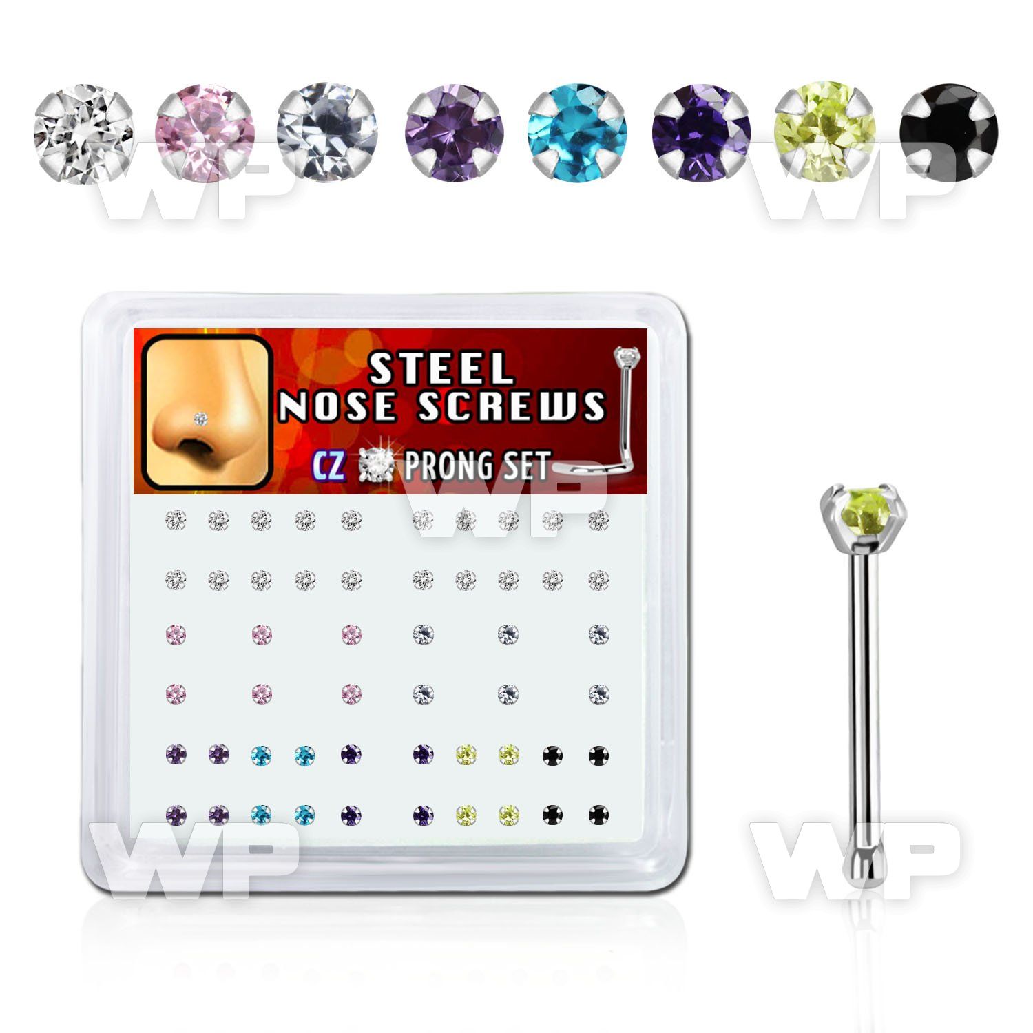 snbz2xm box w steel nose bones ,20g  w 2mm czs