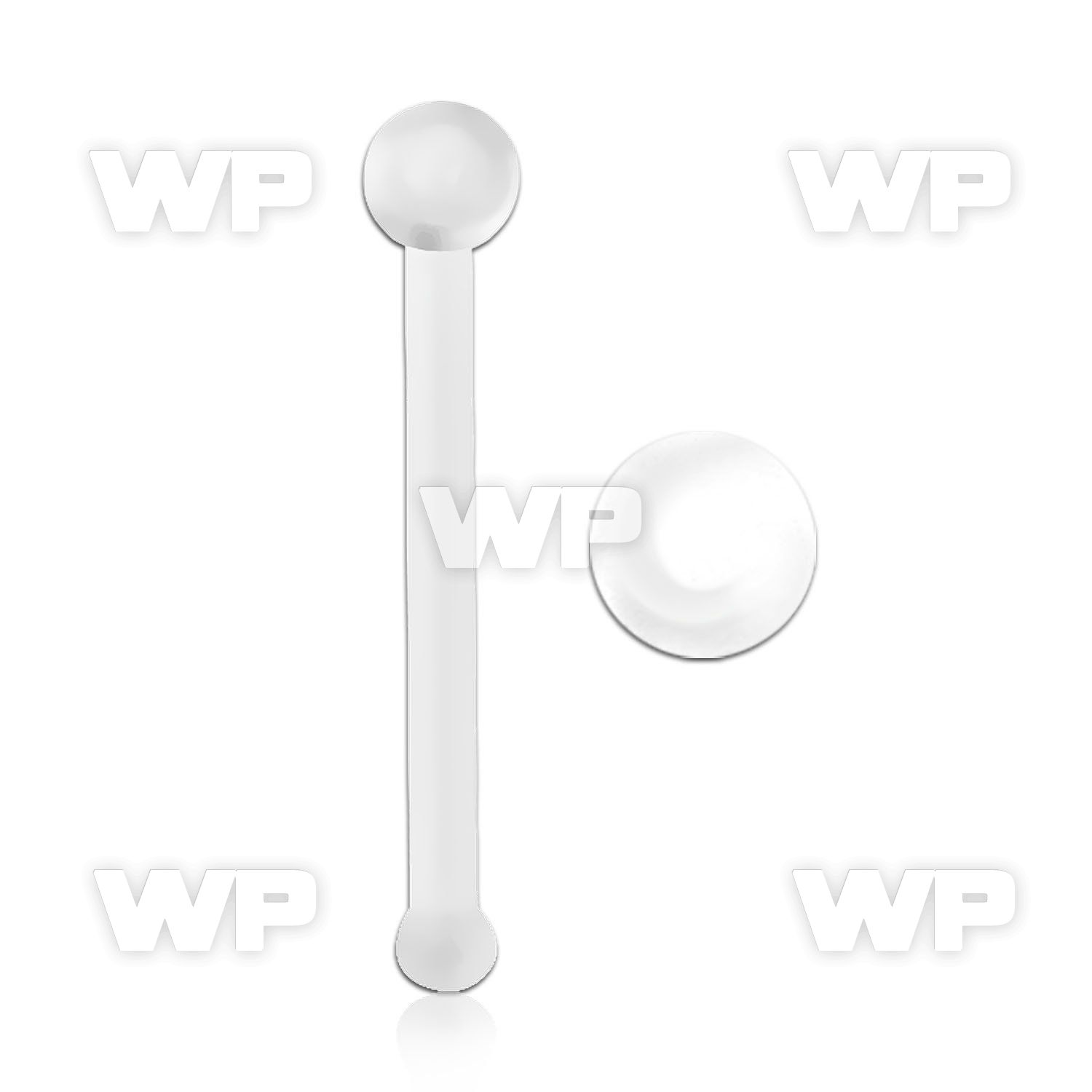 u4ar clear acrylic flexible nose bone piercing retainer 0 6mm nose piercing