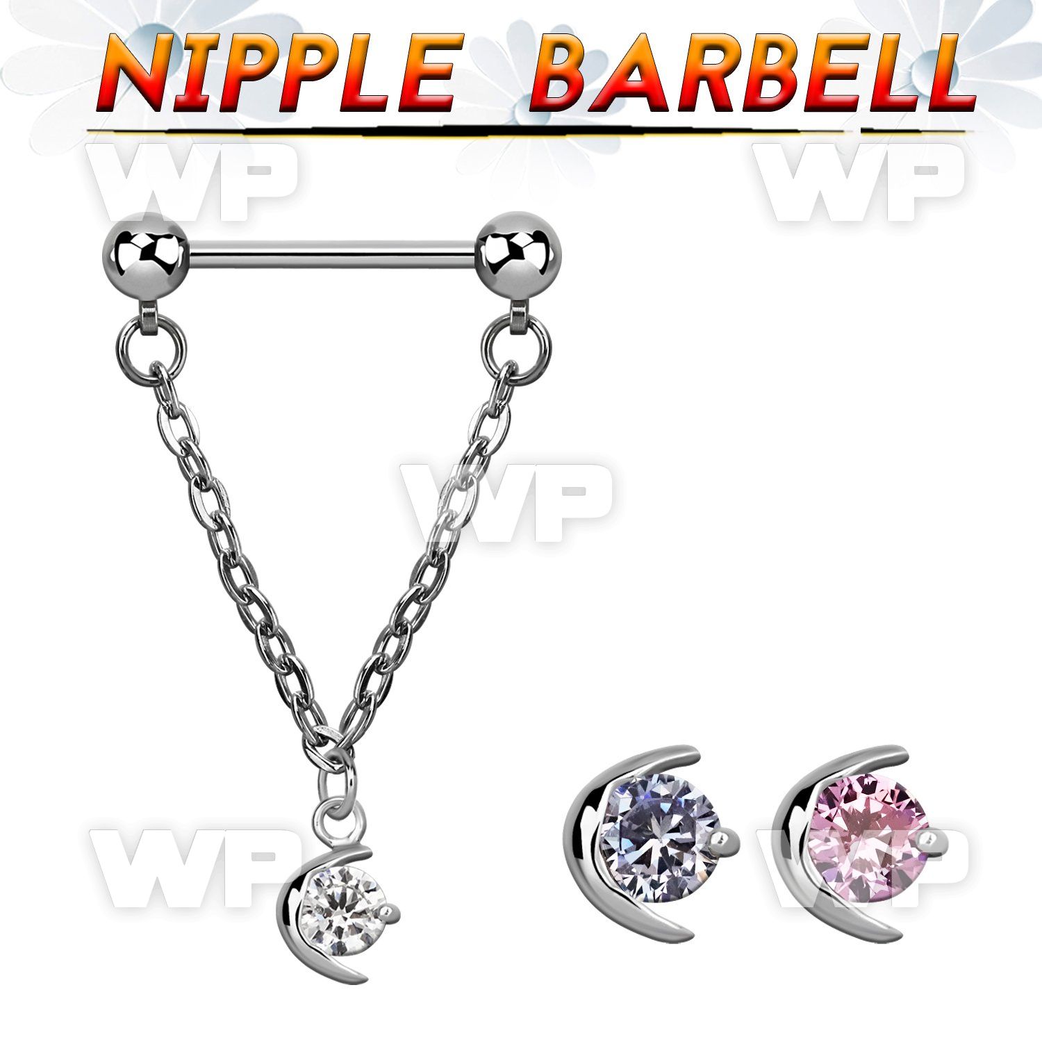 um1bk surgical steel nipple barbell 1 6mm 5mm ballsconnected nipple piercing