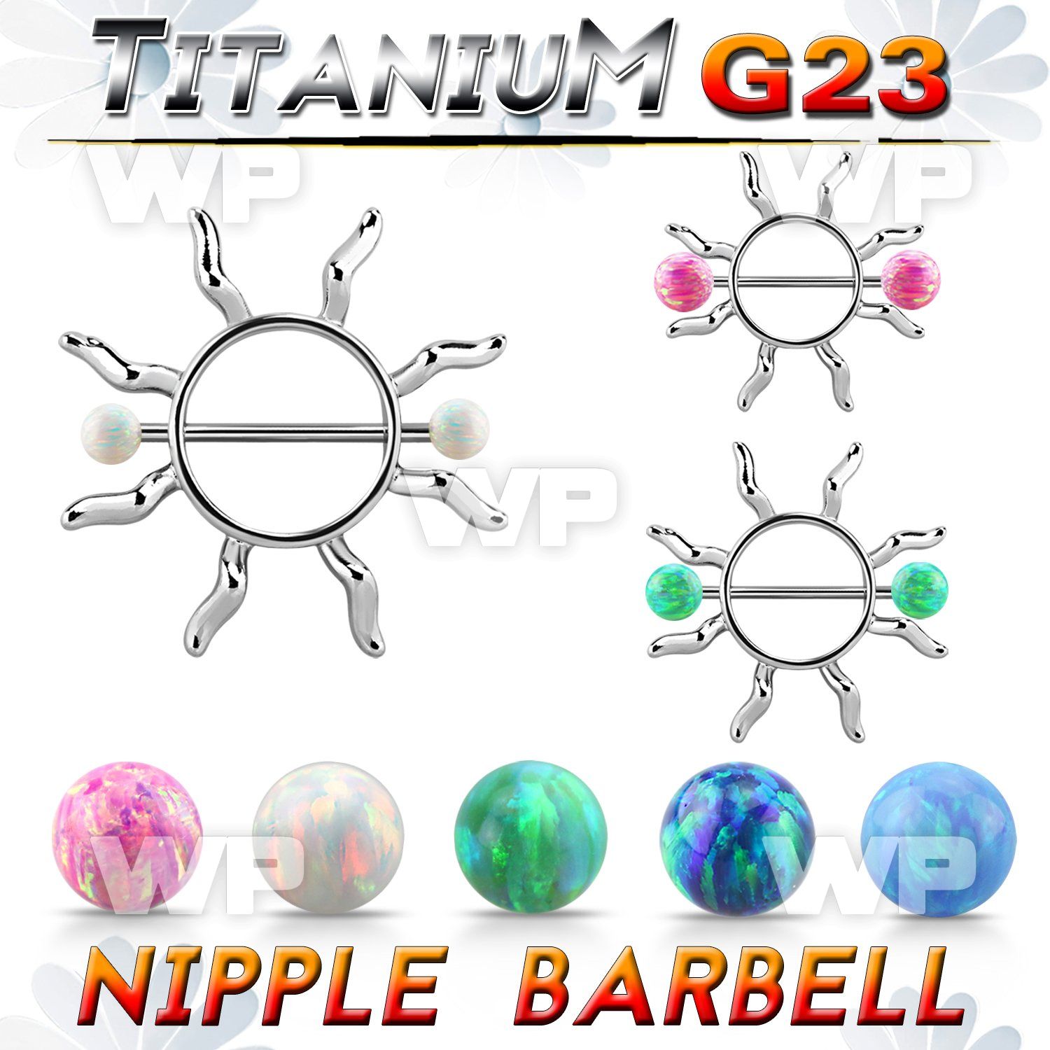 uonp104 janet jackson nipple shield titanium barbell opal balls