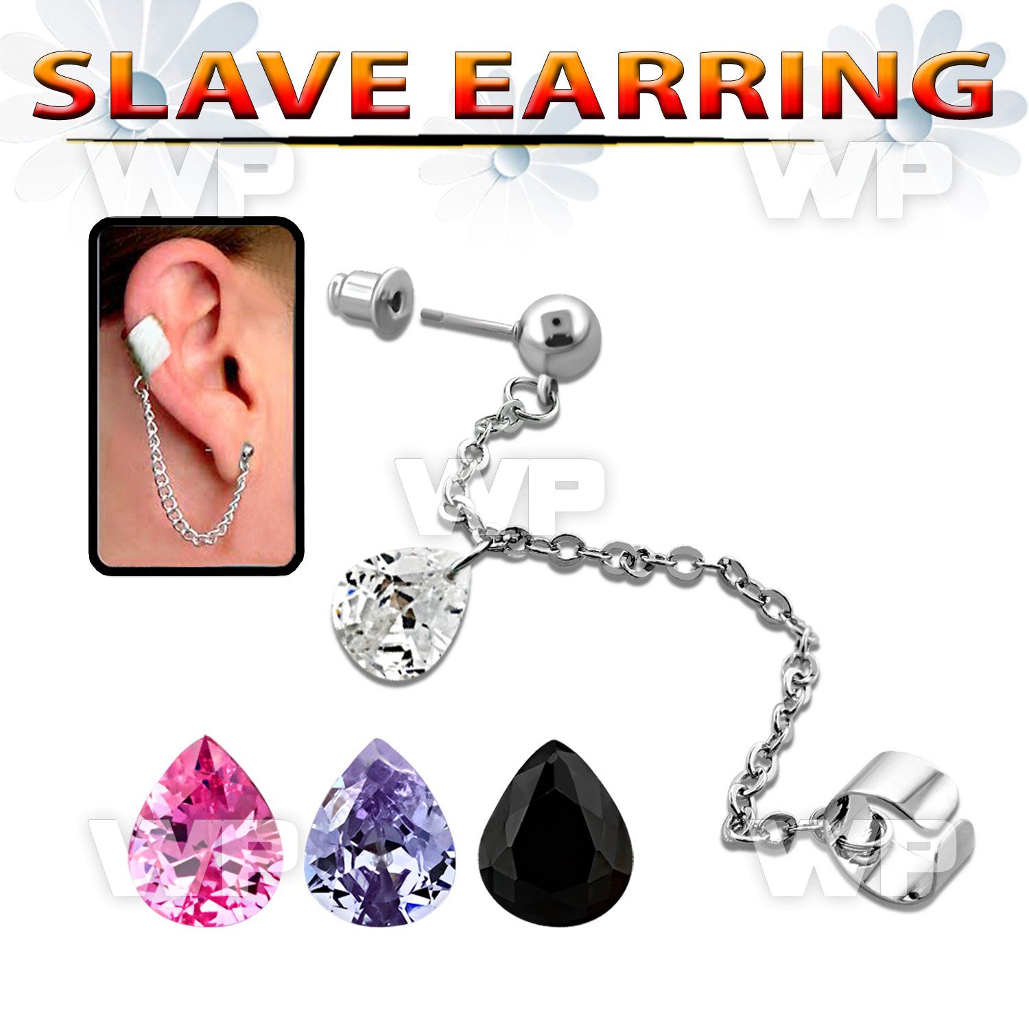 wa1be0 ear lobe piercing