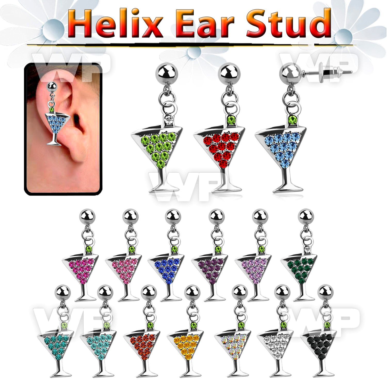 wa410 ear lobe piercing