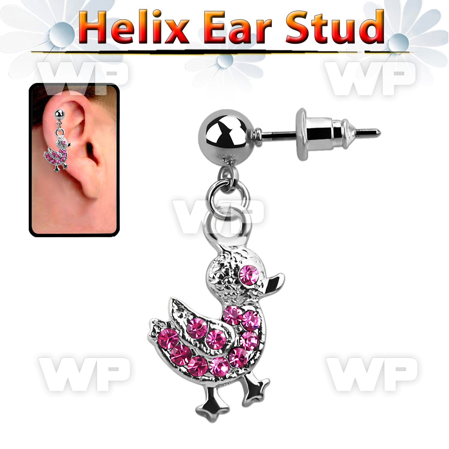 wa419 ear lobe piercing