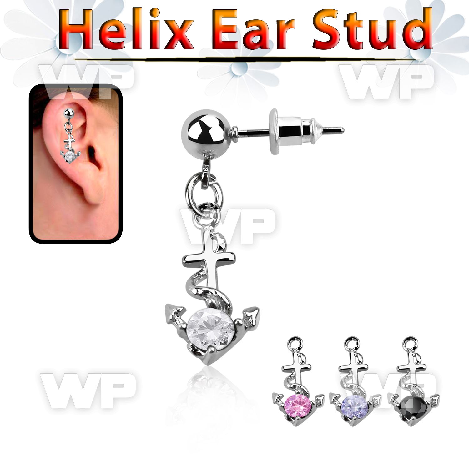 wa4gzle ear lobe piercing