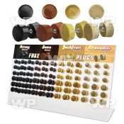 1764etz display w of black areng sawo crocodile jackfruit woo ear lobe piercing