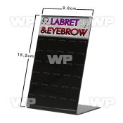 176ys black acrylic empty display rubber b which can hold belly piercing