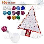 1fj73l display w bio flex labret 1 2mm push in 3mm multi crysta lower lip piercing