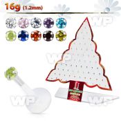 1fj73y display w bio flex labret 1 2mm silver 925 top round 2mm lower lip piercing