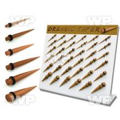 1jfms display w sawo wood tapers silicon o ring size 3mm 10mm ear lobe piercing