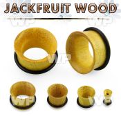 1mcda jackfruit wood single flare eyelet flesh tunnel silicon 