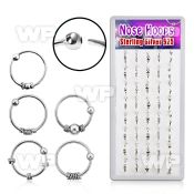 1u3j0k box w silver 925 nose rings balinese wire design an out nose piercing