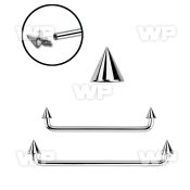 3h186u steel surface barbell 1 6mm 90 degree angle 3 to 4mm con surface piercing