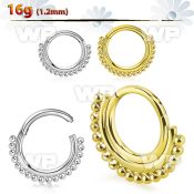 3i3xey implant grade steel hinged segment clicker chain ball