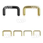 3wmr7 ion plated 316l steel septum piercing retainer ininverted septum piercing