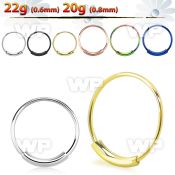 3wu1 implant grade steel endless nose ring