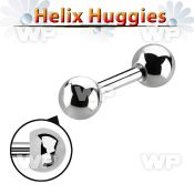 44wakt surgical steel helix piercing 1 6mm 5mm half steel ball eyebrow piercing