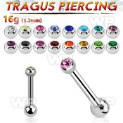 44wasl surgical steel tragus piercing 1 2mm one tiny 2 5mm pres ear lobe piercing