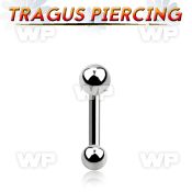 44wazl surgical steel tragus barbell 1 2mm upper 4mm normal hig helix piercing