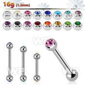 44wc4ks surgical steel eyebrow barbell 1 2mm tiny 2 5mm press ear lobe piercing
