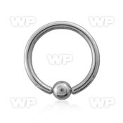 46aek surgical steel captive bead ring 2mm 5mm ball ear lobe piercing