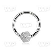 46w318 surgical steel captive bead ring 1 2mm 3mm closure dice ear lobe piercing