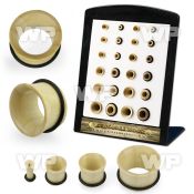 4amike0 crocodile tree wood single flared eyelets 24pcs