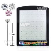 4aun6gj display w silver 925 bend it yourself l shaped nose stud belly piercing