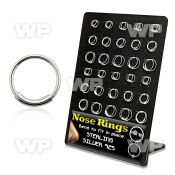 4auxjs board w silver 925 endless nose rings an outer diameter nose piercing