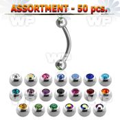 4b2ept of surgical steel micro bananas 1 2mm 3mm press fit jewe eyebrow piercing