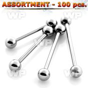 4b2epz 1 6mm surgical steel tongue bars 5mm ball tongue piercing