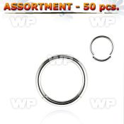 4b2kke4 of surgical steel segment ring s 1 2mm ear lobe piercing